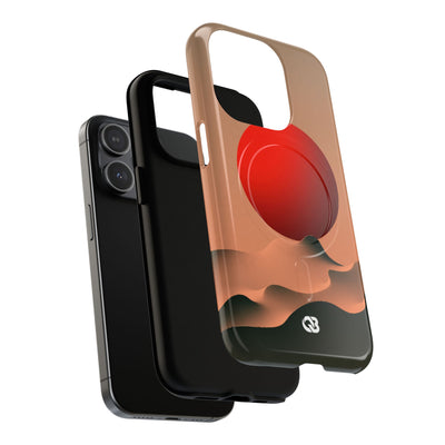 Crimson Sol Ridge · Tough 2.0 Magnetic Phone Case for iPhone · Red