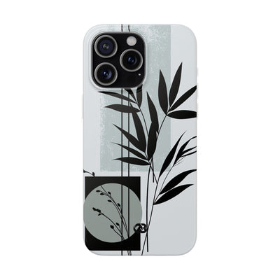 Grey Lite Phone Case for iPhone - Sage Bamboo Noir