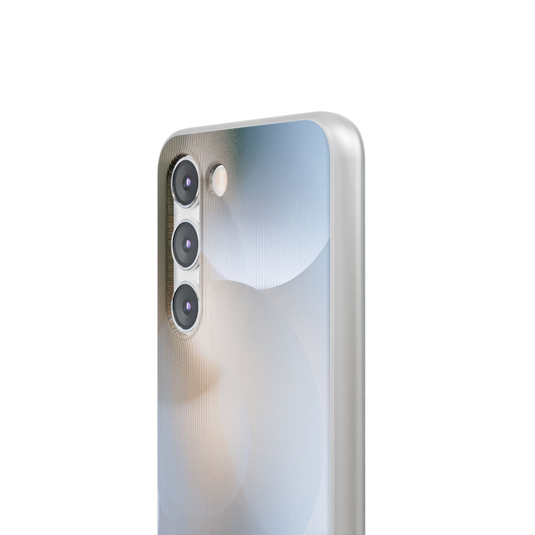 White Lite Phone Case for Samsung - Frosted Ribbed Sphere