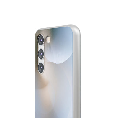 White Lite Phone Case for Samsung - Frosted Ribbed Sphere