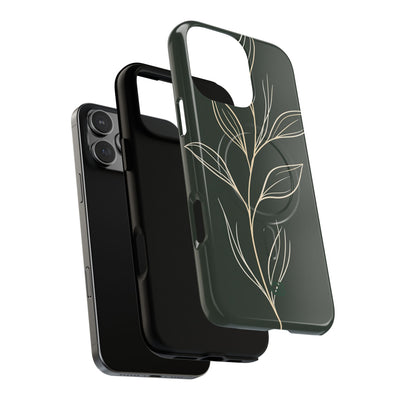 Green Tough 2.0 Magsafe Phone Case for iPhone - Deep Moss Willow