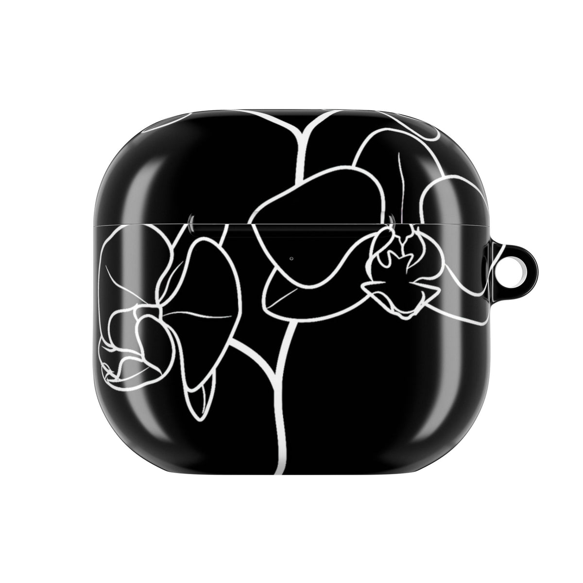 Midnight Orchid · Hard Case for AirPods & AirPods Pro · Black
