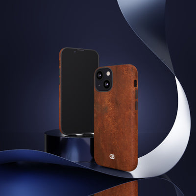 Oxidized Corten · Tough Phone Case for iPhone · Brown