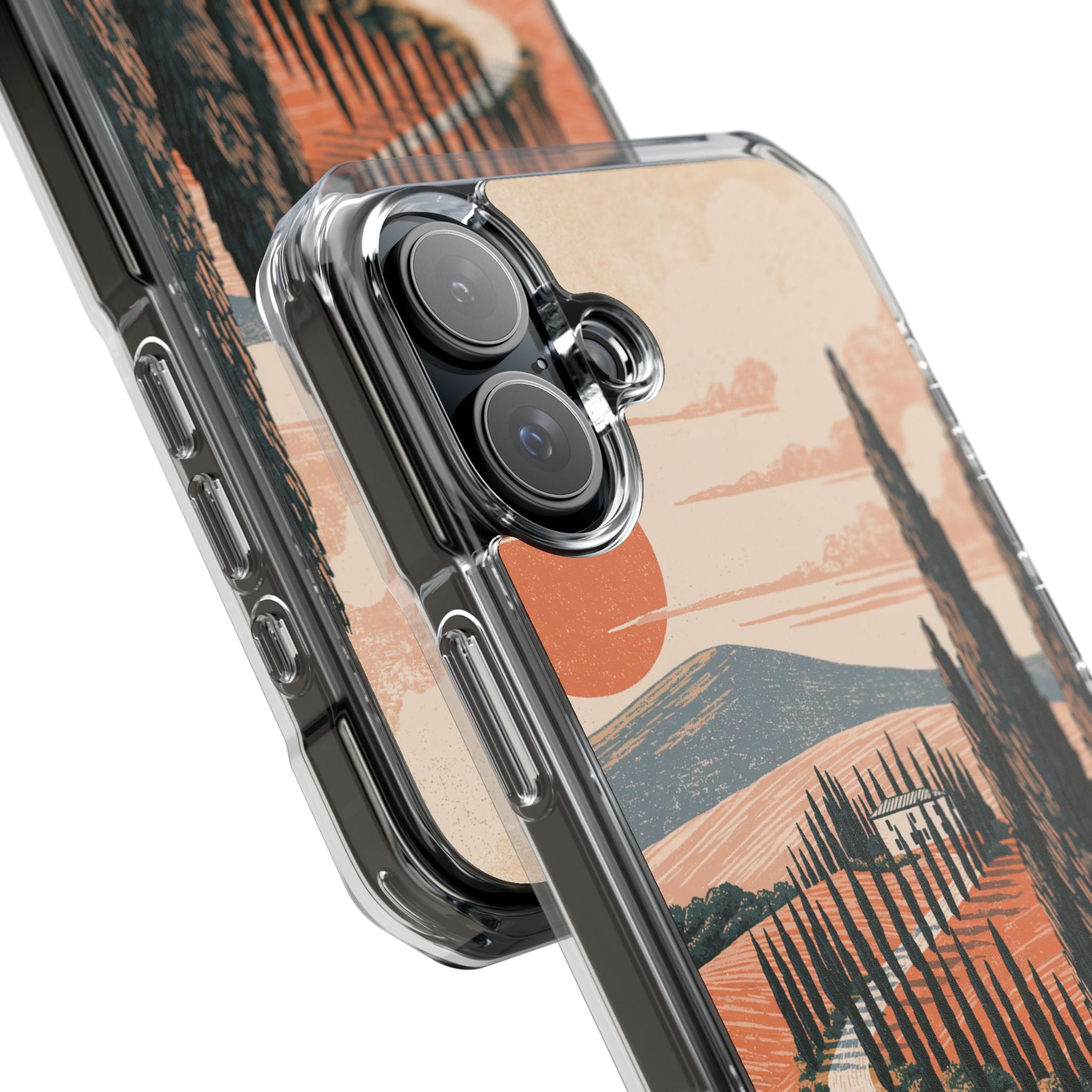 Orange Impact MagSafe Phone Case for iPhone - Terracotta Ridge Trail