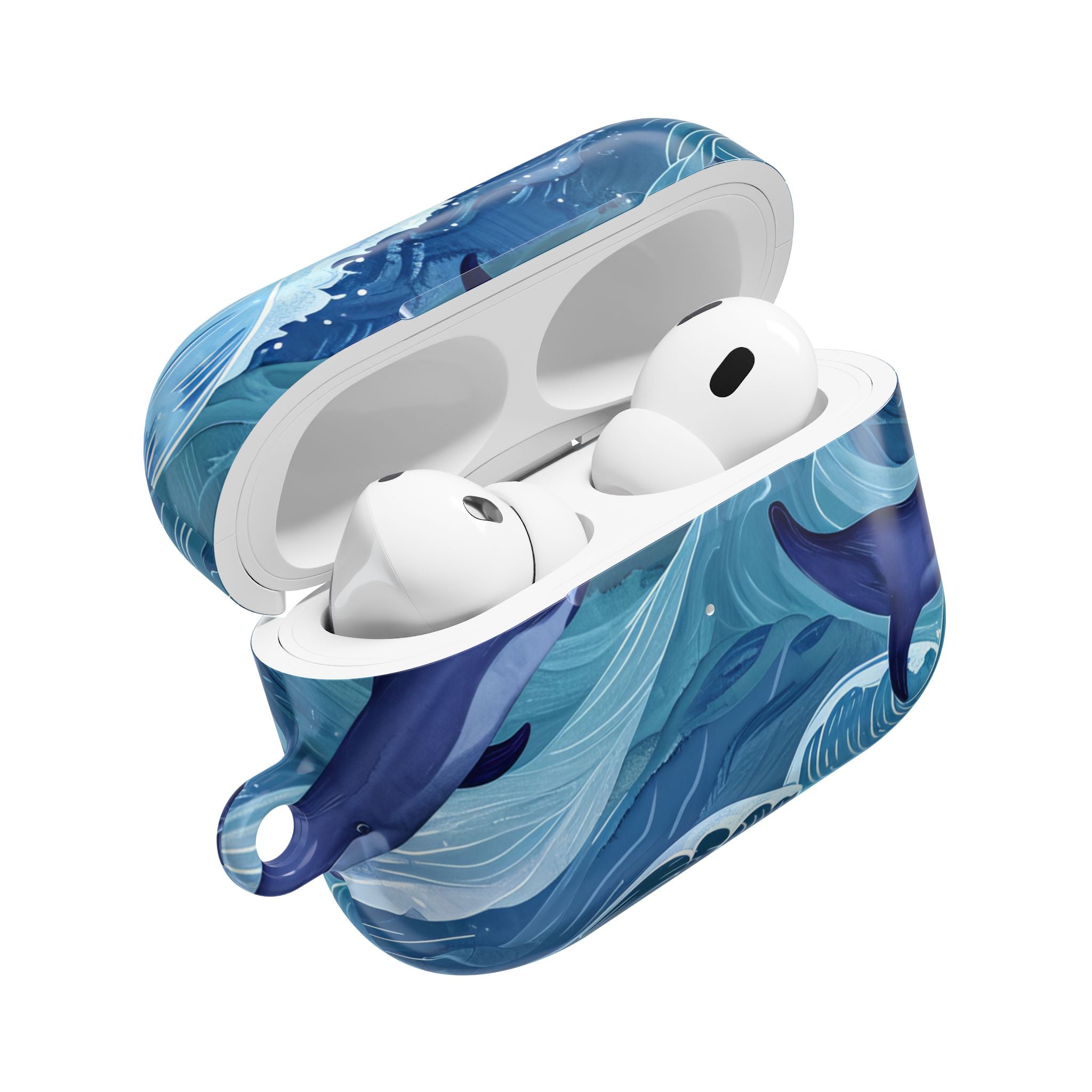 Dolphin Wave Dance - AirPods Case