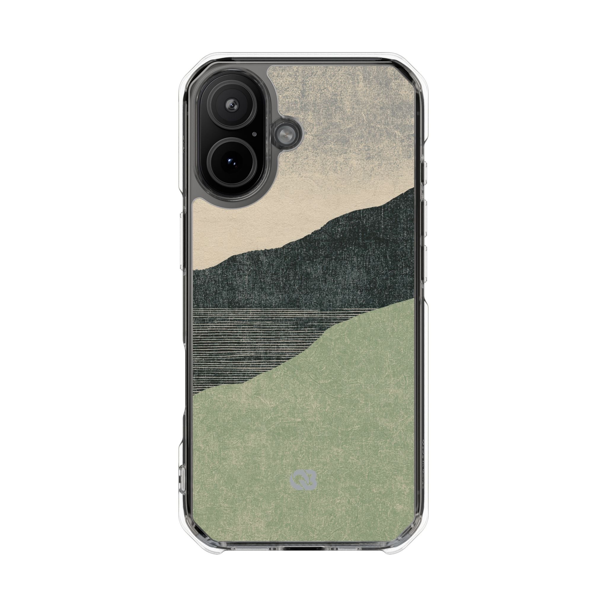 Green Impact MagSafe Phone Case for iPhone - Moss Ridge Grain