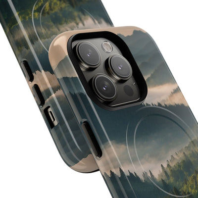 Foggy Mountain Ridge · Tough+ Hoesje voor iPhone · Magsafe