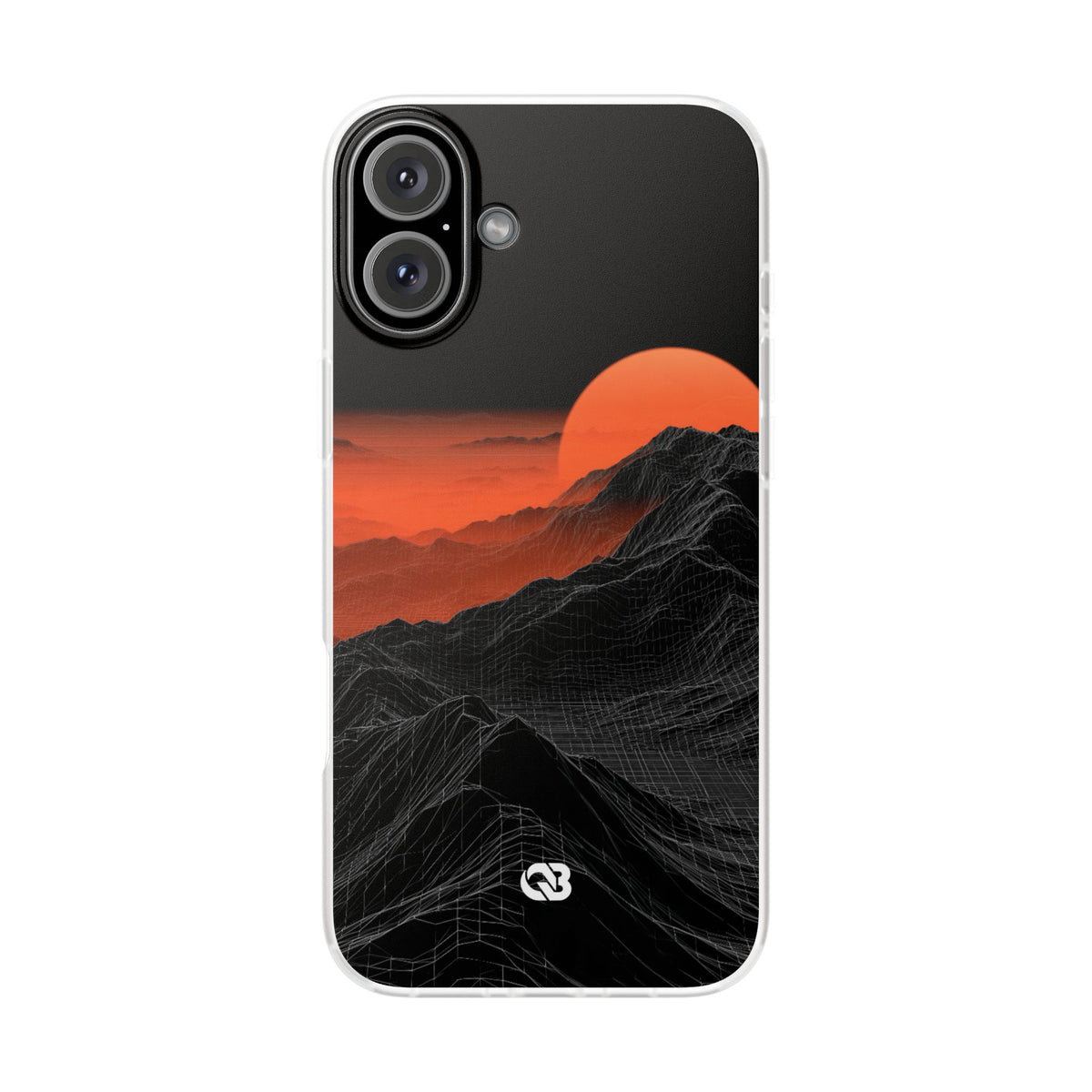 Solar Ridge Mesh · Lite Phone Case for iPhone ·  Black