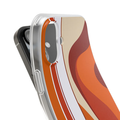 Orange Lite Phone Case for iPhone - Terracotta Metro Line