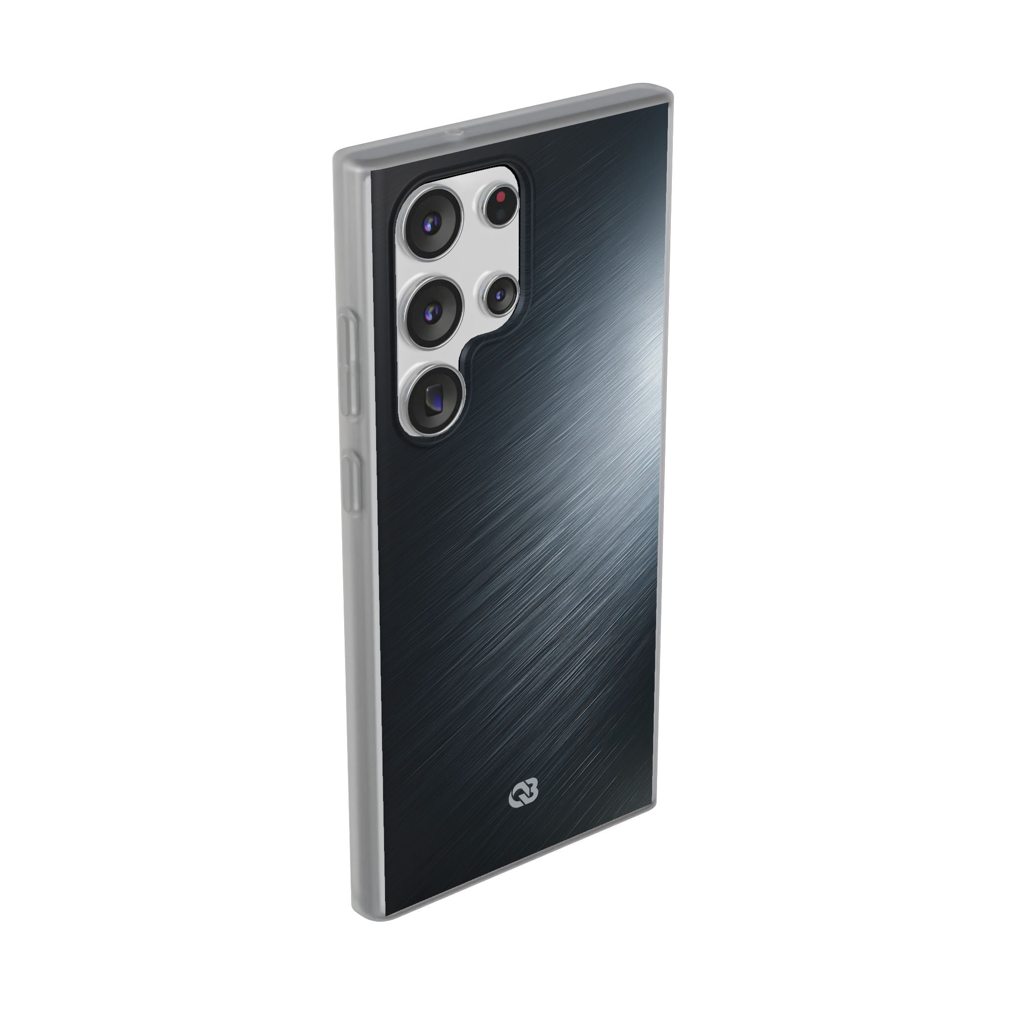 Grey Lite Phone Case for Samsung - Charcoal Brushed Steel