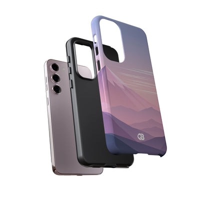 Purple Tough Phone Case for Samsung - Lavender Alpine Dawn