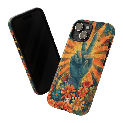 Radiant Peace Bloom · Tough Phone Case for iPhone