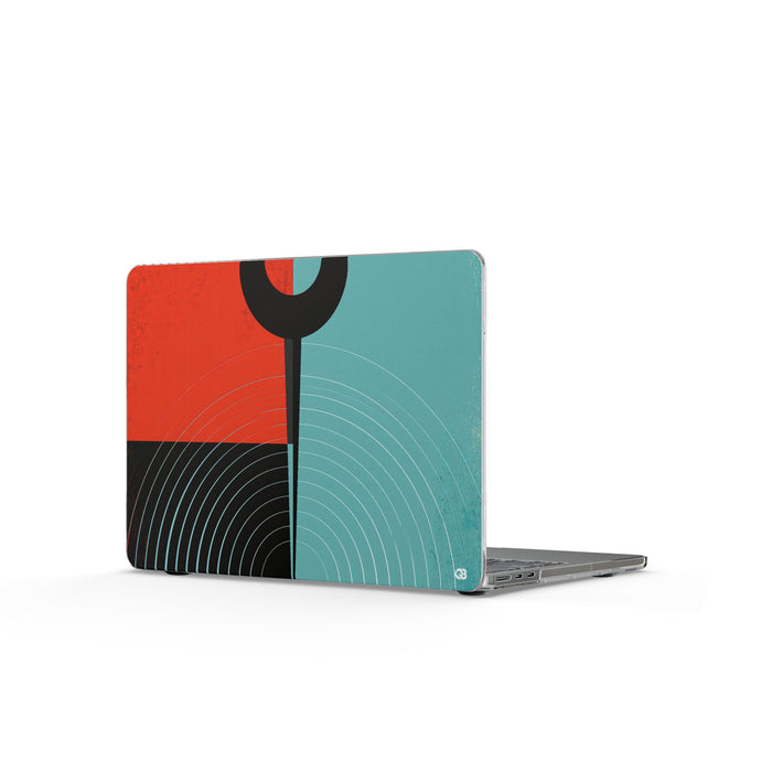 Harmonic Orbit · Clear Hard Case for MacBook · Teal