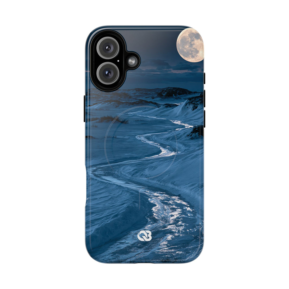 Arctic Moon Drift · Tough 2.0 Magnetic Phone Case for iPhone · Blue