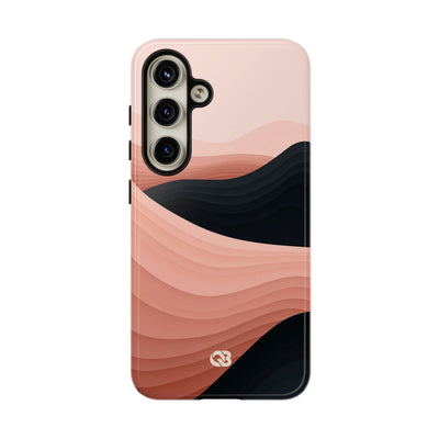 Pink Tough Phone Case for Samsung - Dune Shadow Layers