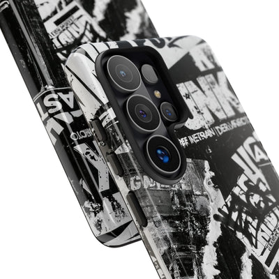 Underground Punk Collage · Tough Phone Case for Samsung · Black