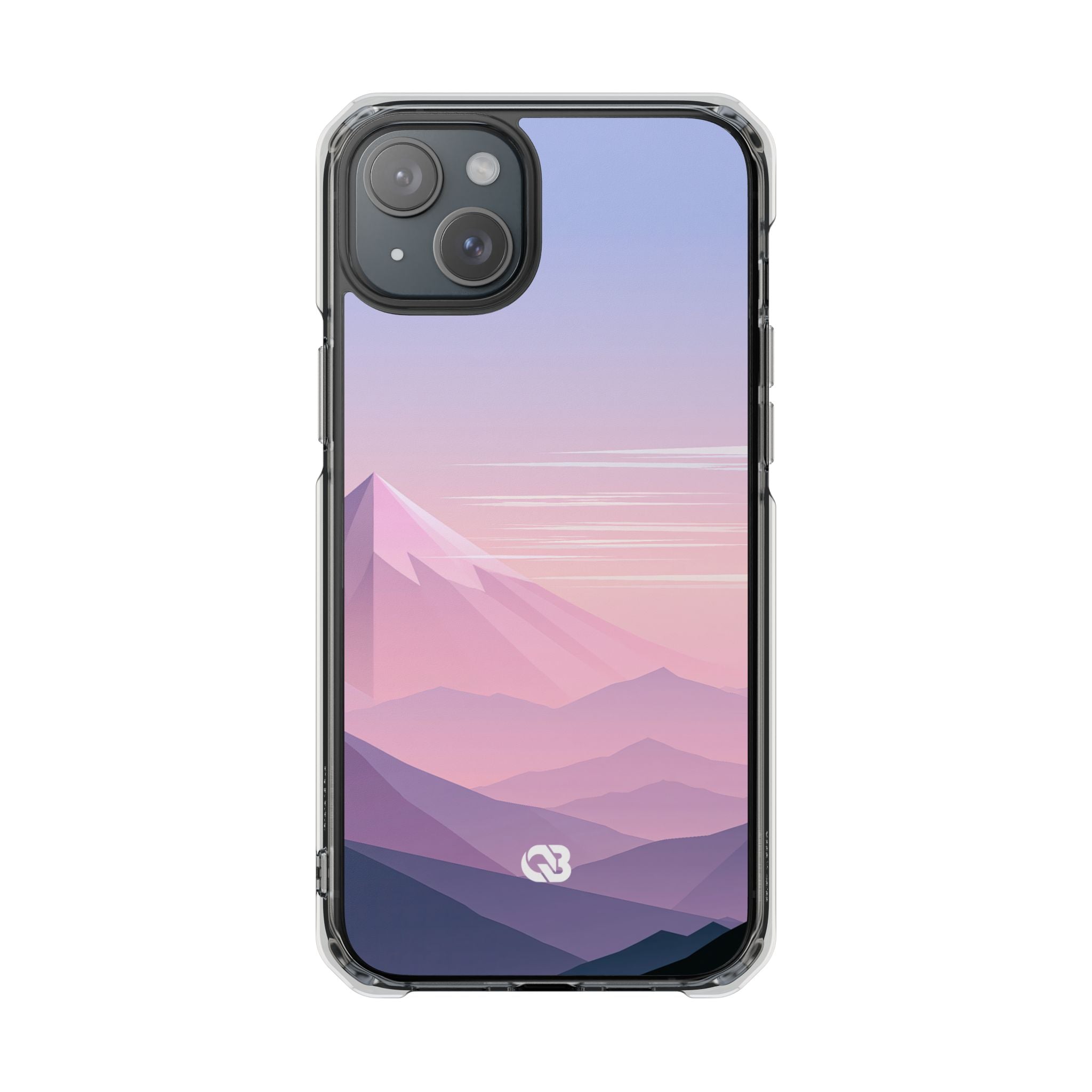 Purple Impact MagSafe Phone Case for iPhone - Lavender Alpine Dawn