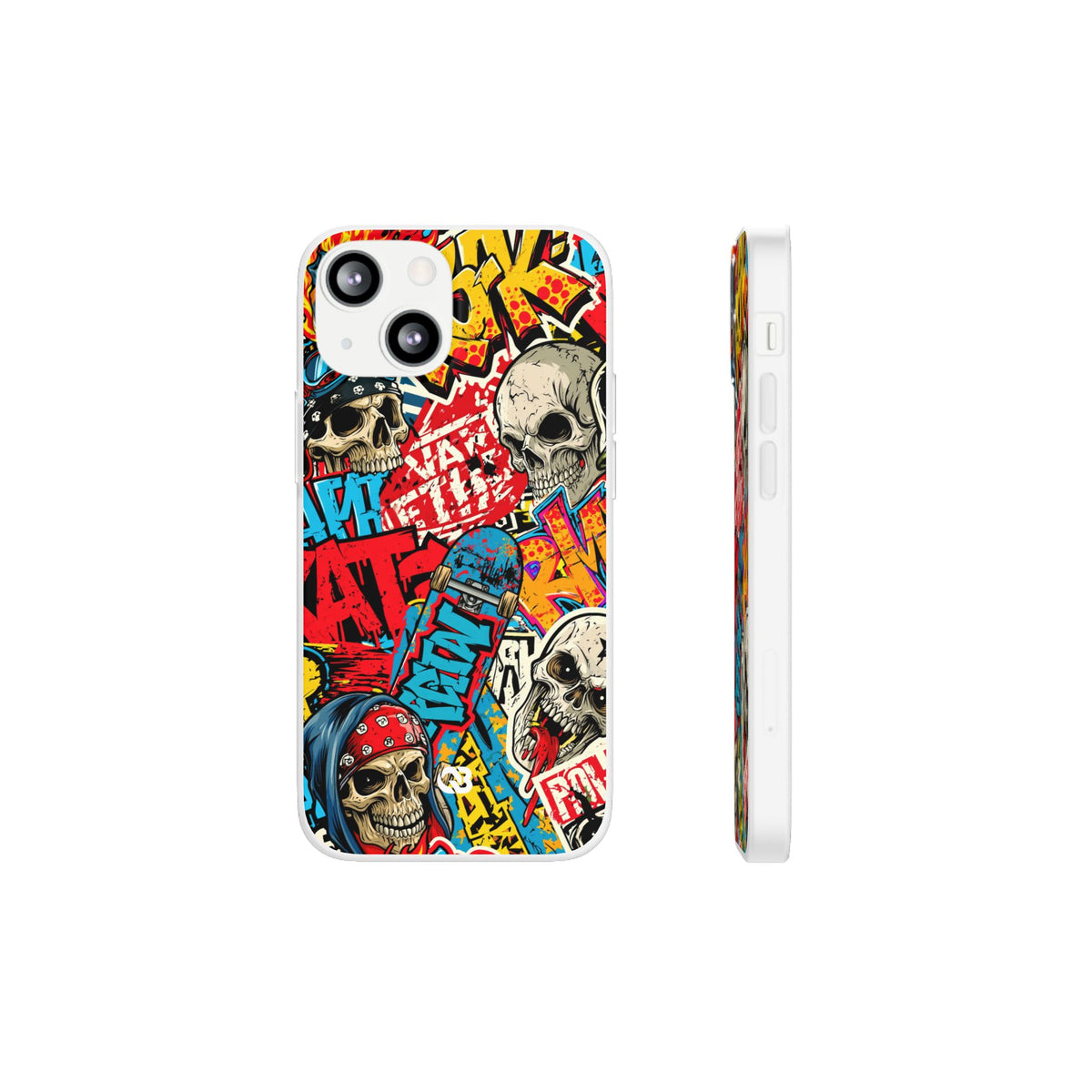 Skate Skull Riot · Lite Phone Case for iPhone ·  Red