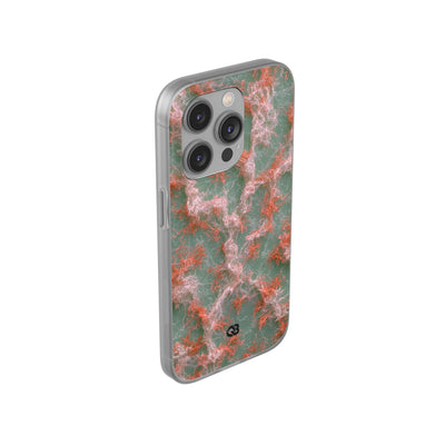 Coral Pixel Matrix · Lite Phone Case for iPhone ·  Green