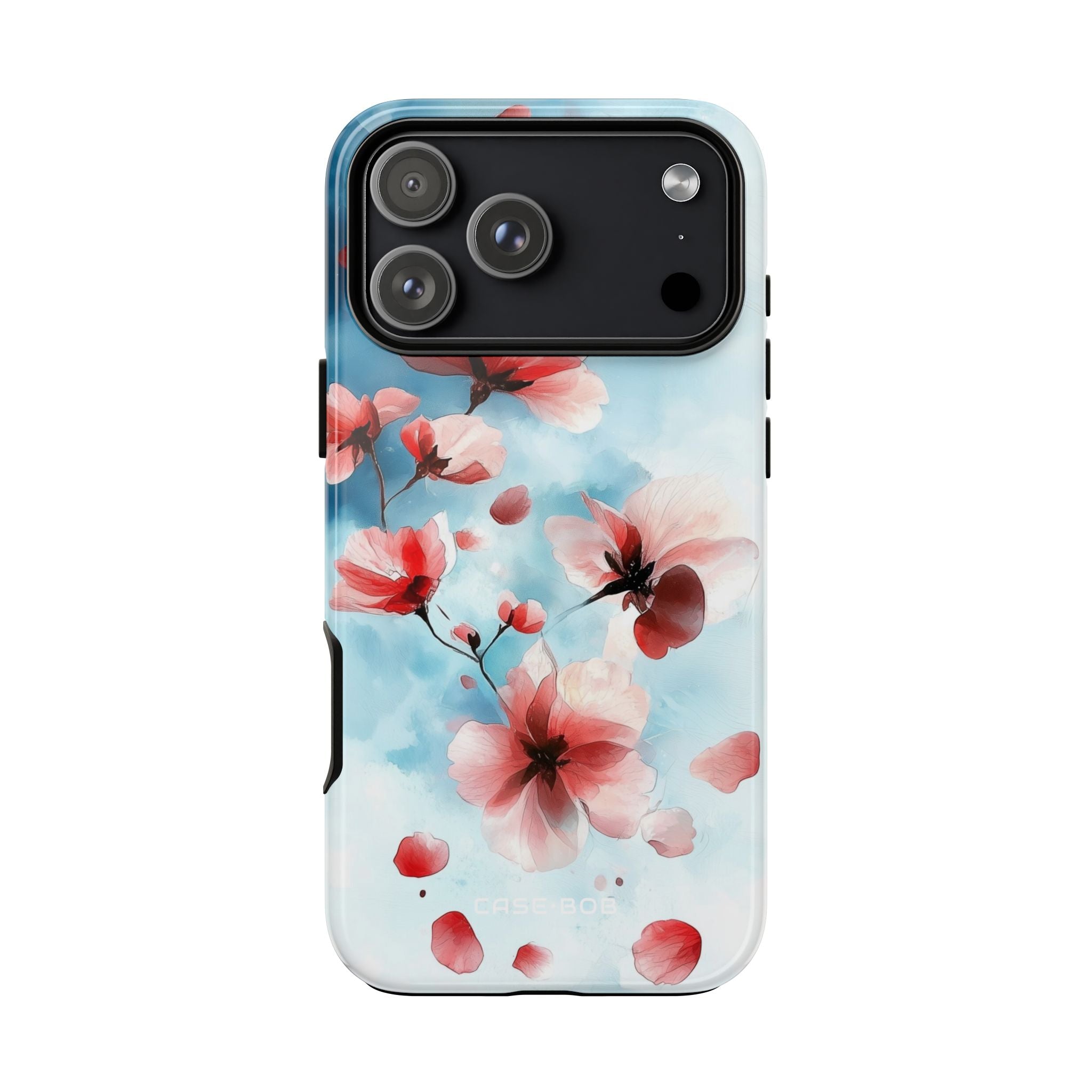 Pink Blossom Drift iPhone 17 Pro Max Case - Tough - CASE•BOB
