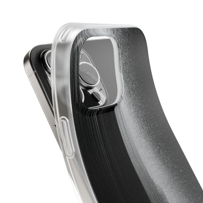Black Lite Phone Case for iPhone - Brutalist Pixel Monolith