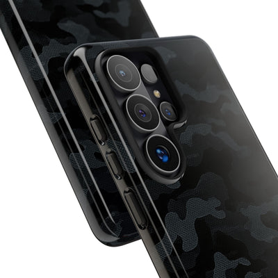 Blackout Urban Camo · Tough Phone Case for Samsung · Black