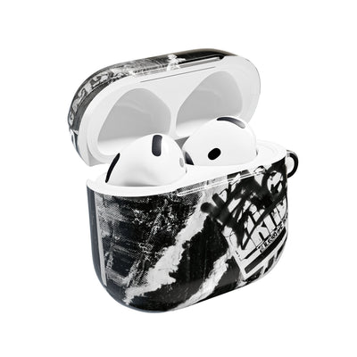 Underground Punk Collage · Hard Case for AirPods & AirPods Pro · Black