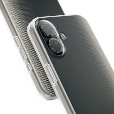 Grey Lite Phone Case for iPhone - Charcoal Tech Grid