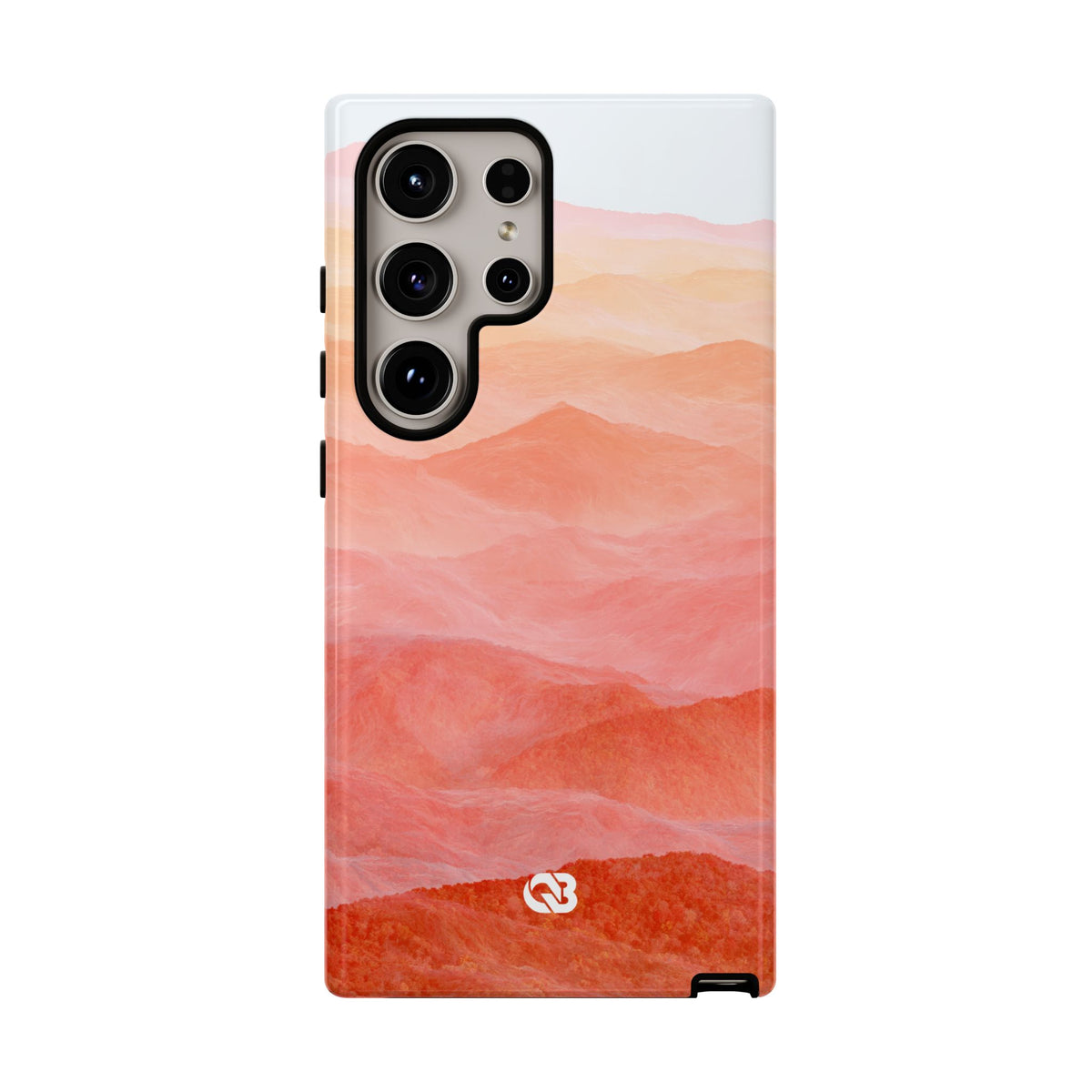 Alpenglow Ridge Vista · Tough Phone Case for Samsung · Orange