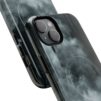 Shadowed Pine Mist · Tough 2.0 Magnetic Phone Case for iPhone · Black