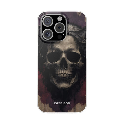 Gothic Skull Crown iPhone 16 Pro Case - Soft