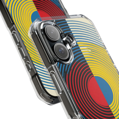 Blue Impact MagSafe Phone Case for iPhone - Primary Circuit Orbit