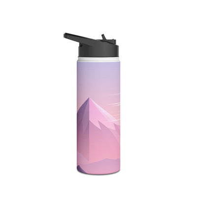 Alpine Twilight · Insulated Water Bottle · Pink