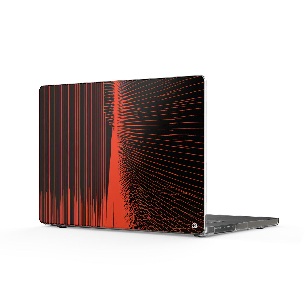 Orbital Resonance · Clear Hard Case for MacBook · Orange