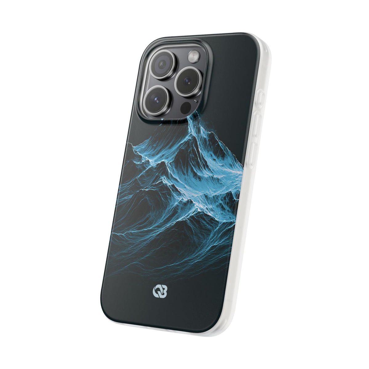 Nordic Frost Peak · Lite Phone Case for iPhone ·  Blue
