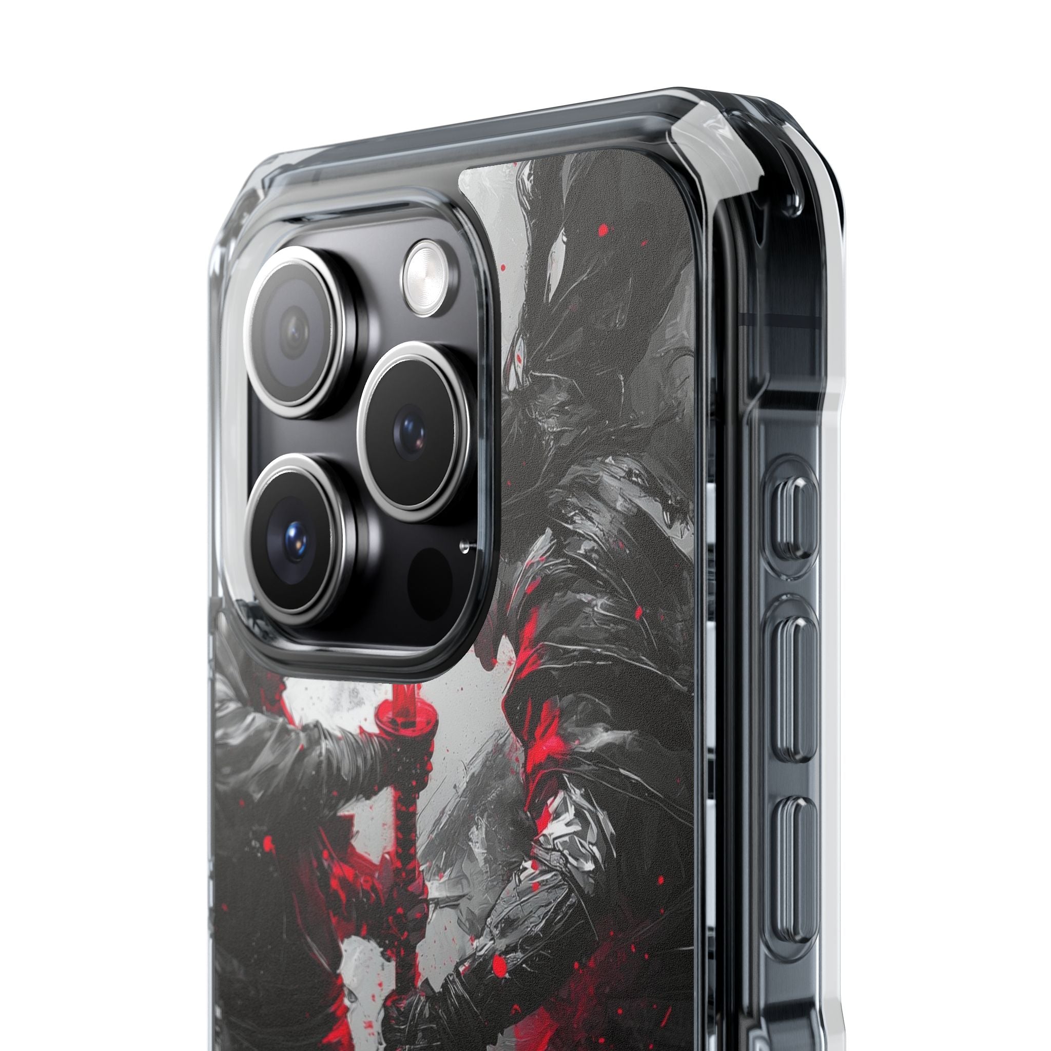 Shattered Crimson Duel · Impact Hoesje voor iPhone · Magsafe
