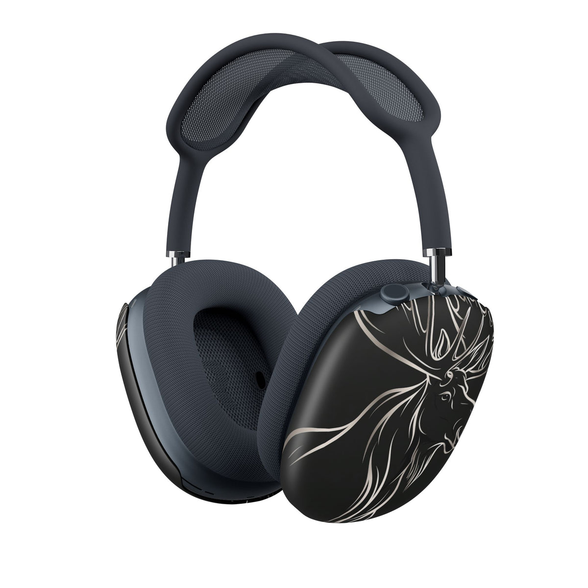Nordic Moose Contour · Hard Case for AirPods Max · Black