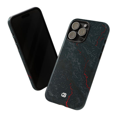 Crimson Rift · Tough Phone Case for iPhone · Black