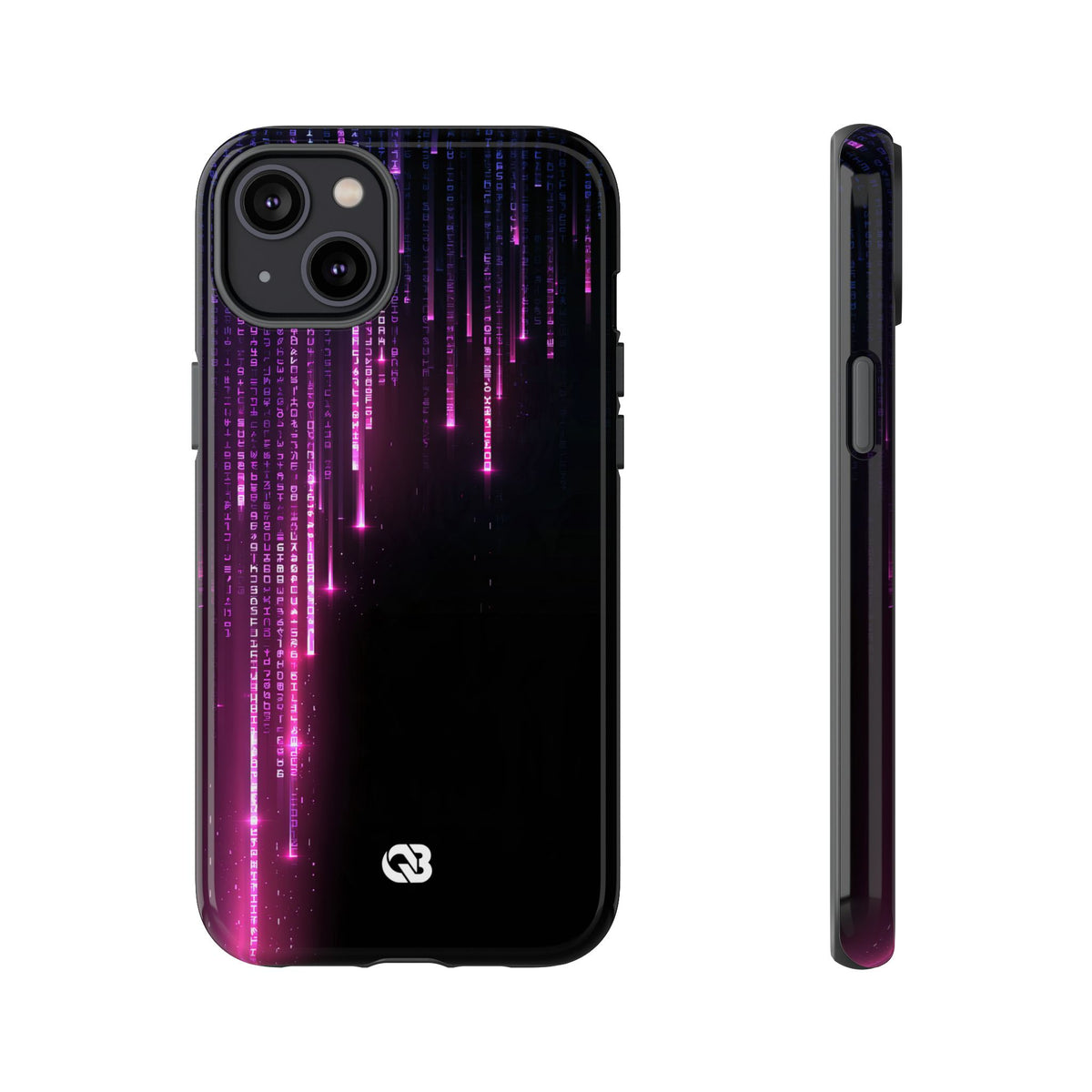 Binary Cascade · Tough Phone Case for iPhone · Black