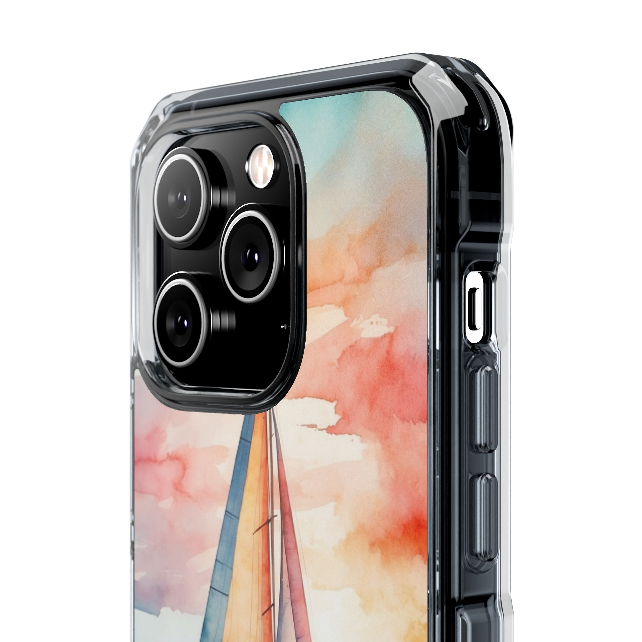 Crimson Horizon Sail · Impact Phone Case for iPhone · Magsafe