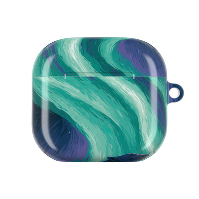 Arctic Aurora Bear · Hard Case for AirPods & AirPods Pro · Teal
