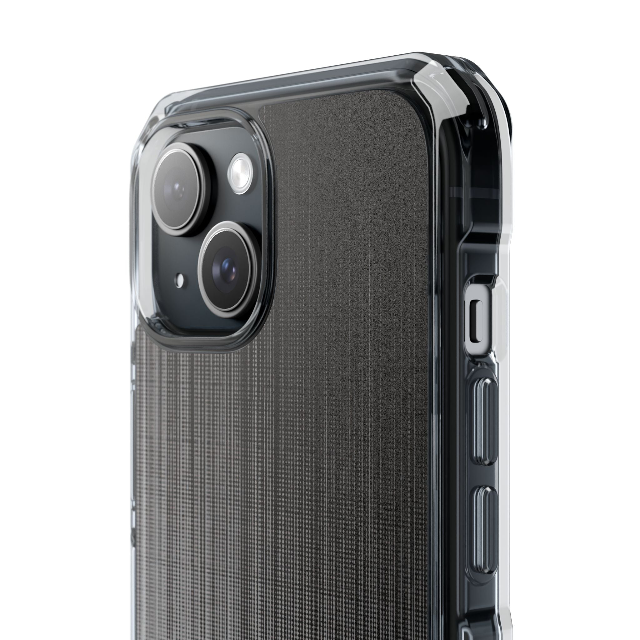 Grey Impact MagSafe Phone Case for iPhone - Static Vertical Dither
