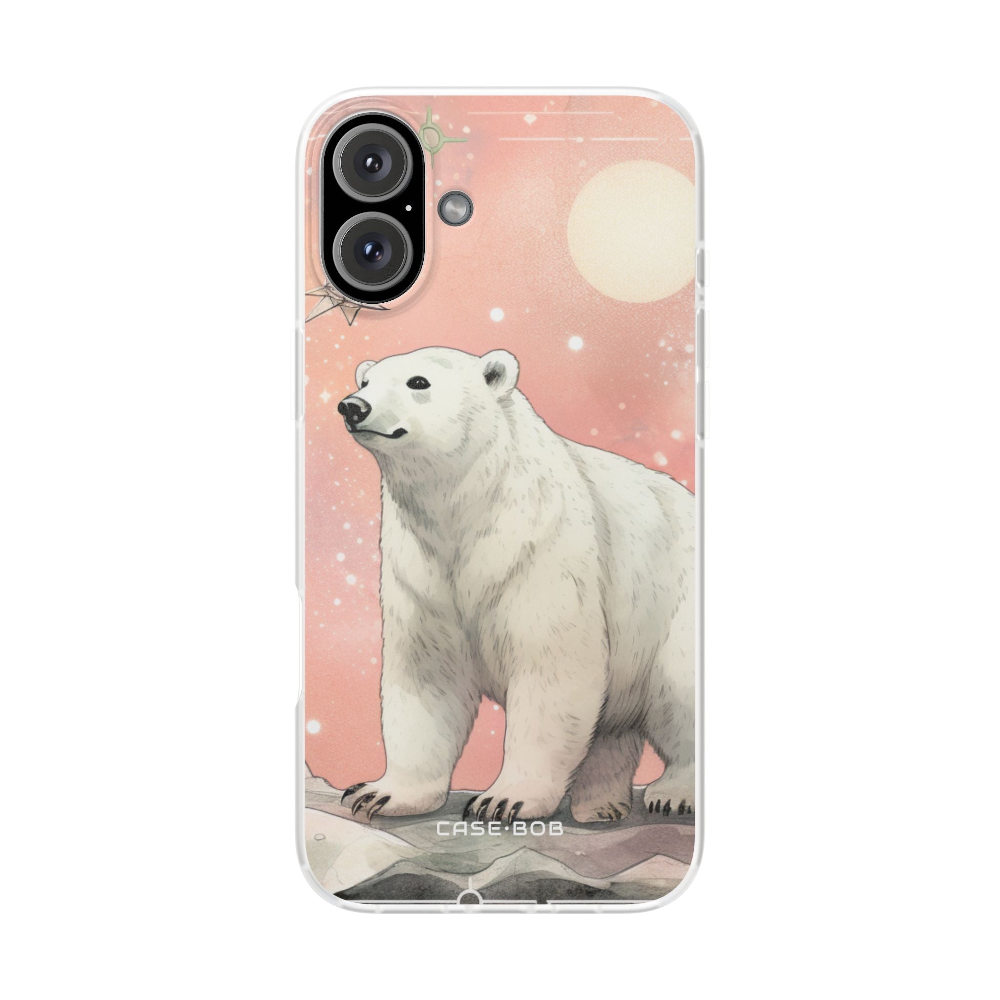 Polar Bear Dream iPhone 16 Plus Case - Soft