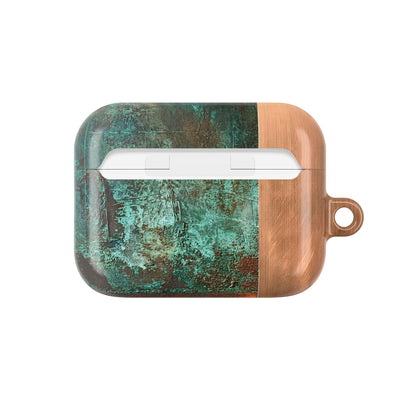 Oxidized Copper Patina · Hard Case for AirPods & AirPods Pro · Green
