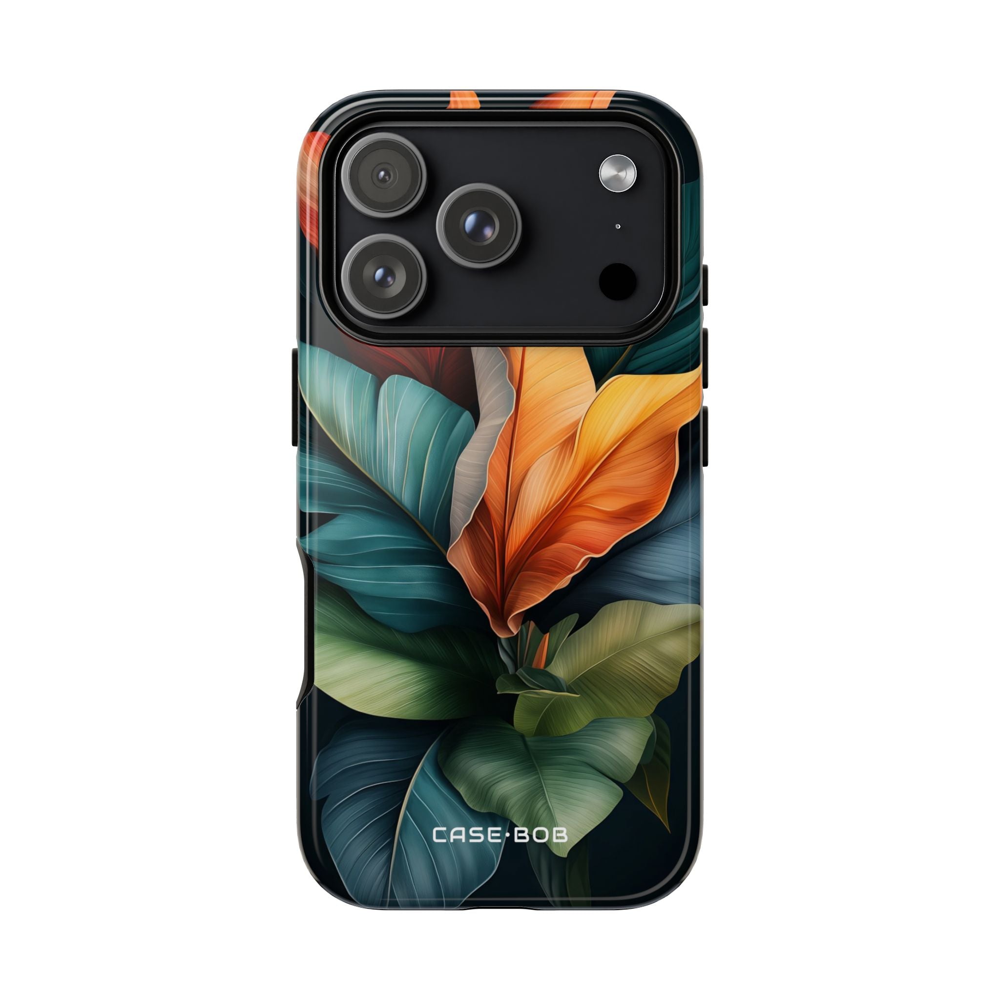 Tropical Leafburst iPhone 17 Pro Case - Tough - CASE•BOB