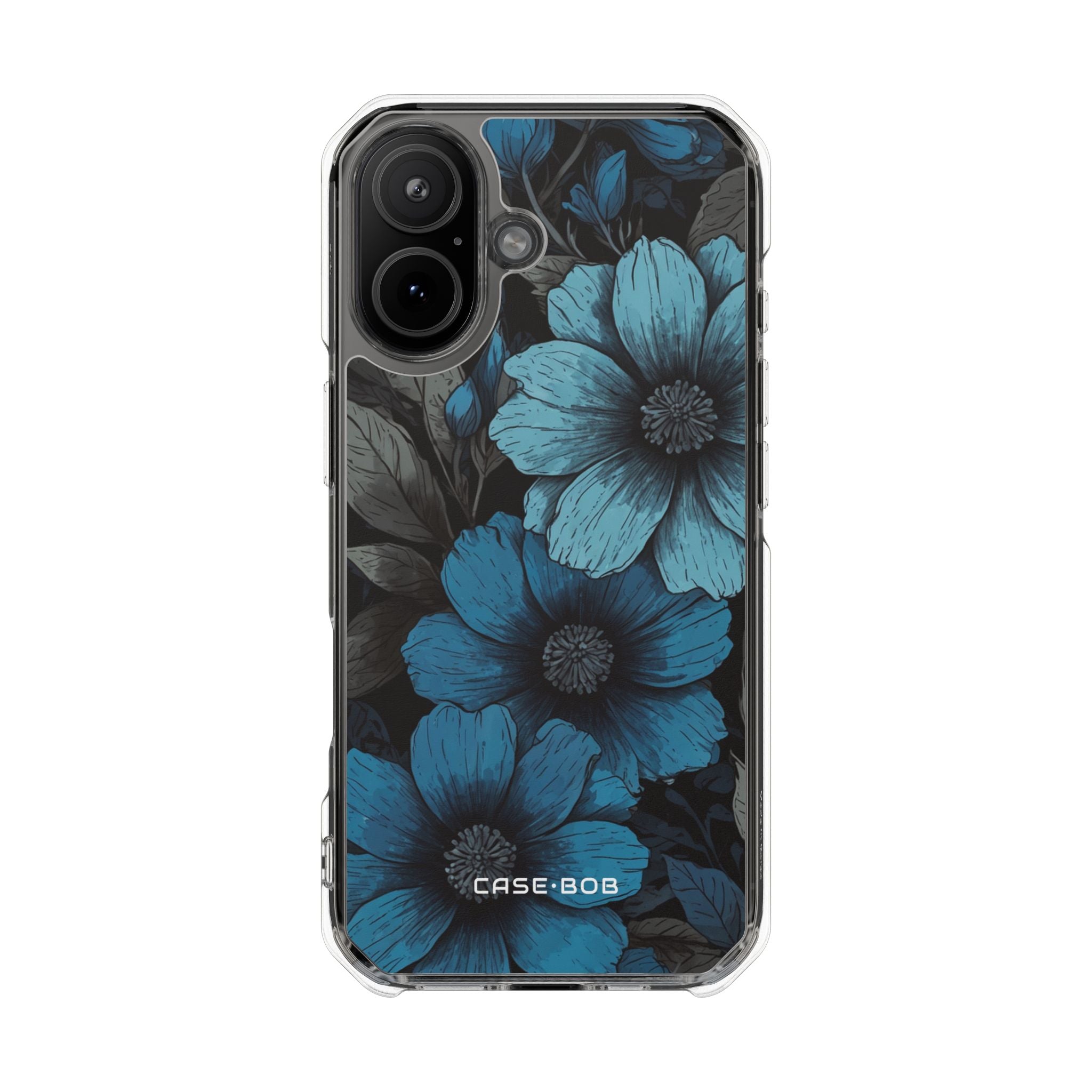 Blue Petal Bloom iPhone 17 Case - Impact