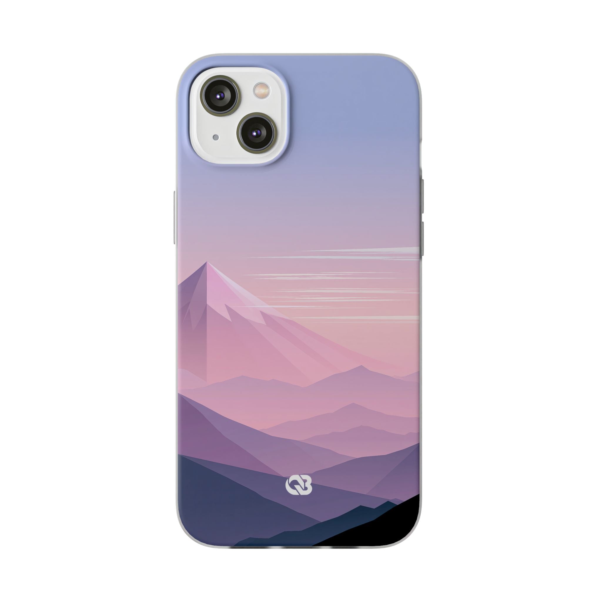 Purple Lite Phone Case for iPhone - Lavender Alpine Dawn
