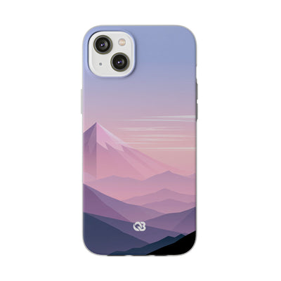 Purple Lite Phone Case for iPhone - Lavender Alpine Dawn
