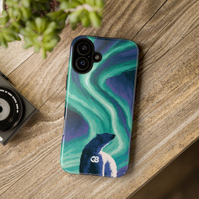 Arctic Aurora Bear · Tough Phone Case for iPhone · Teal