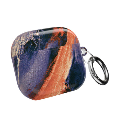 Solar Aura Drift · Hard Case for AirPods & AirPods Pro · Orange